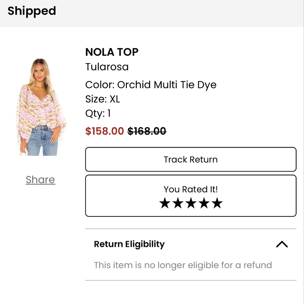 Tularosa Revolve blouse